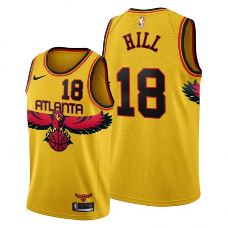 Atlanta Hawks Solomon Hill 18 Nike 2021-22 City Edition Throwback 90s Miesten Pelipaidat Swingman